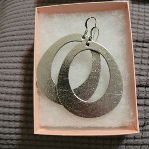Nickel & Suede earrings